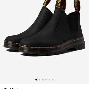 Dr. Martens Black Slip-On Boots